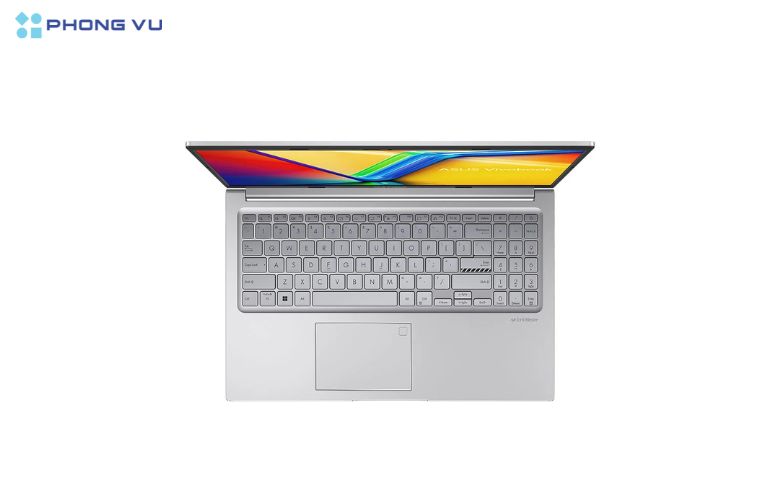 Bàn phím Asus Vivobook 15 X1504VA-BQ2076W full size – Hành trình phím tối ưu, tích hợp phím số tiện lợi