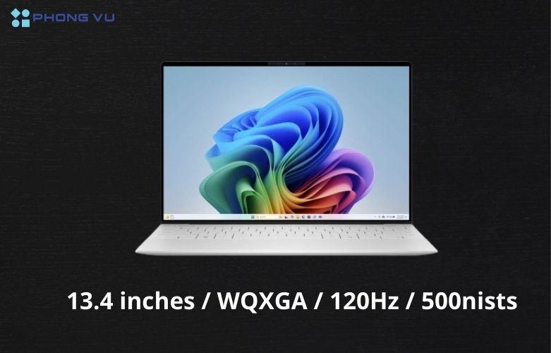 Màn hình 13.4 inch với độ phân giải WQXGA (2560 x 1600 pixels)