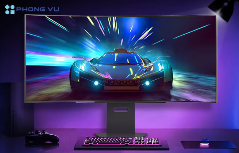 Người dùng có thể tận hưởng trải nghiệm giải trí và làm việc với hình ảnh sắc nét, mượt mà, đem lại cảm giác hài lòng tối đa khi sử dụng Màn hình LG 45GS95QE-B.ATV trong môi trường đa nhiệm và game cao cấp