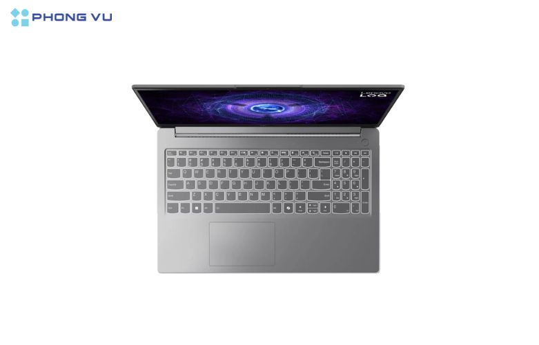 Bàn phím Lenovo LOQ 15IAX9E được thiết kế full-size LED trắng, phím êm, độ phản hồi nhanh, gõ chính xác, làm việc & chơi game hiệu quả