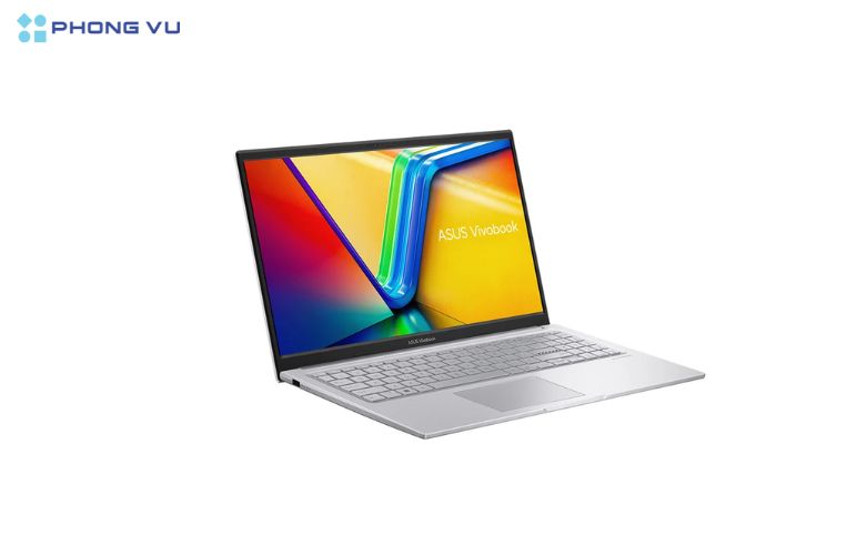 Trải nghiệm hình ảnh sắc nét với màn hình 15.6 inch Full HD IPS, 60Hz trên Asus Vivobook 15 X1504VA-BQ2076W
