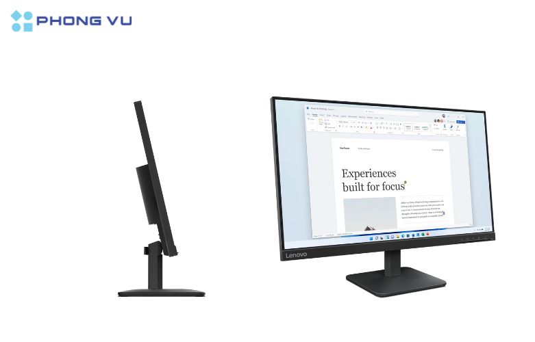 Màn hình LCD Lenovo L24-4e 68C2KAC1VN lý tưởng cho mọi môi trường làm việc chuyên nghiệp hoặc giải trí tại nhà