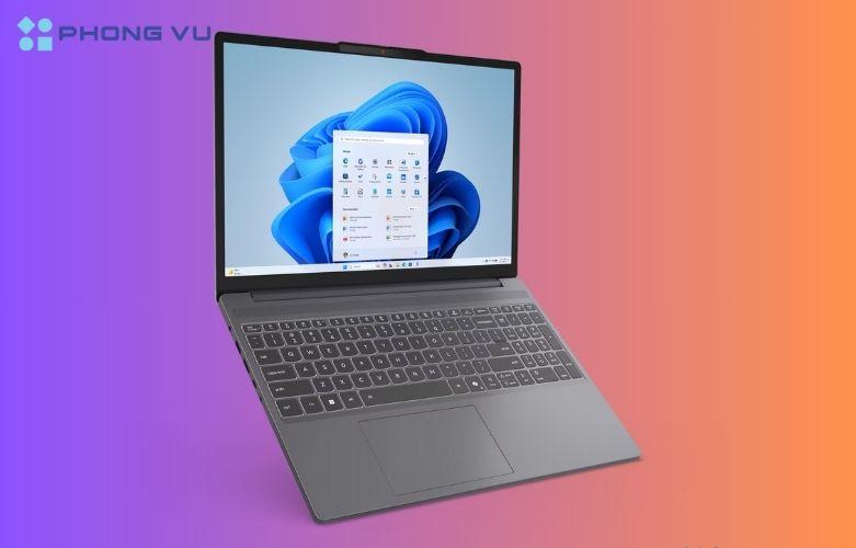 Laptop Lenovo IdeaPad Slim 3 15IRH10 - 83K1002NVN sở hữu camera sắc nét đảm bảo hiệu năng hội họp hiệu quả