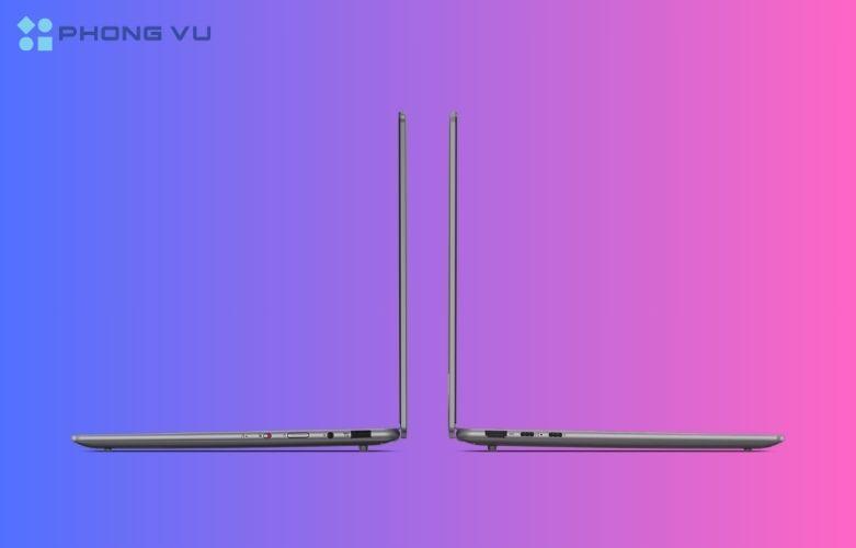 Laptop văn phòng Lenovo Yoga Slim 7-14IMH9 - 83CV008EVN còn hỗ trợ các giải pháp docking qua Thunderbolt 4, phù hợp cho văn phòng hiện đại và setup đa màn hình