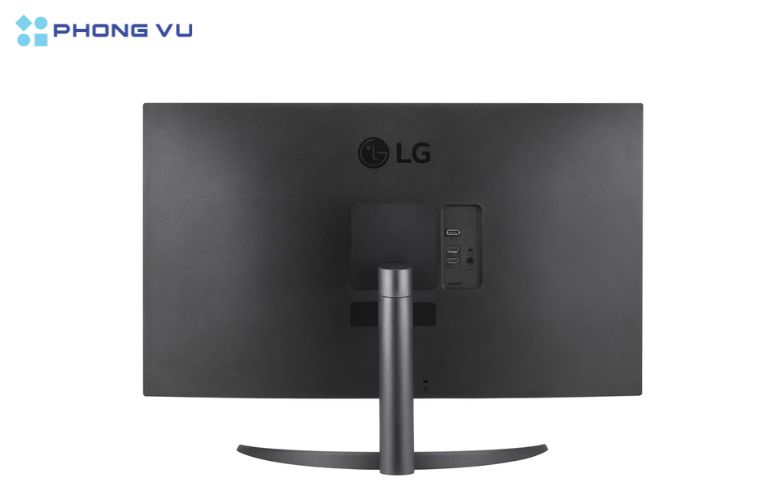 Màn hình LG 32UR500K-B.ATV trang bị nhiều cổng kết nối, xuất hình, và loa stereo giúp tăng trải nghiệm gaming của người dùng