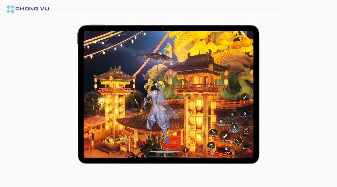 Màn hình Liquid Retina cho độ sắc nét, màu sắc trung thực và khả năng hiển thị ổn định trong nhiều điều kiện ánh sáng