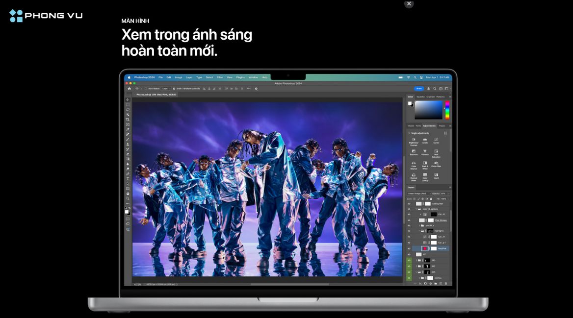 Màn hình Liquid Retina XDR trên iPad Pro đạt độ sáng HDR đỉnh lên tới 1600 nit