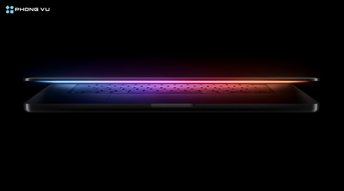 MacBook Pro 14 inch tùy chọn màu sắc gồm Đen Không Gian mạnh mẽ và Bạc tinh tế