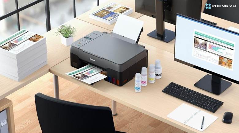 Máy in Canon nổi bật với chất lượng bản in sắc nét và độ tương phản cao