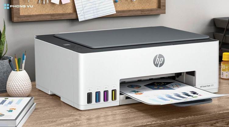 Máy in HP trang bị công nghệ và mực in chất lượng giúp bản in sắc nét từng chi tiết
