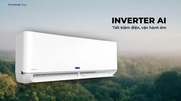 Dòng máy lạnh Inverter sẽ giúp người dùng tiết kiệm điện hiệu quả