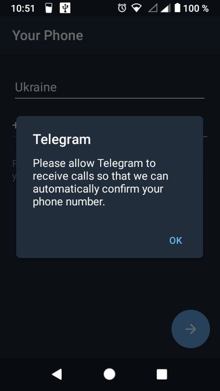 telegram log in