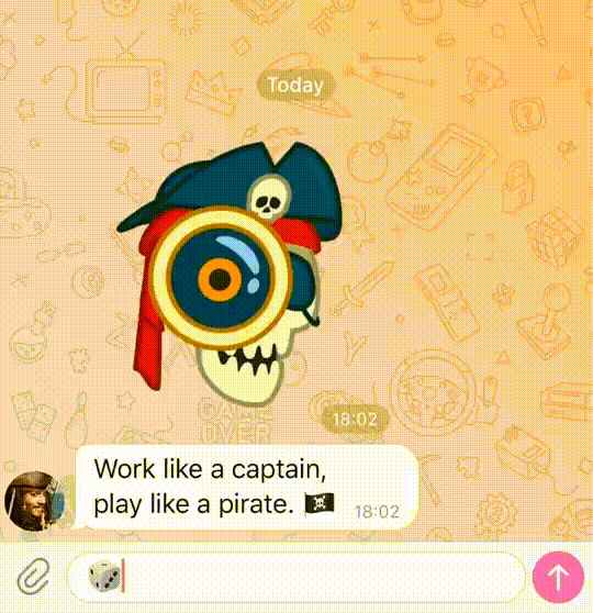 Emoji telegram bot