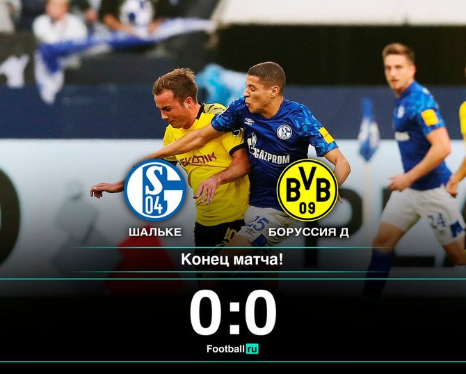 Боруссия Д и Шальке сыграли вничью 0:0/ football.ru