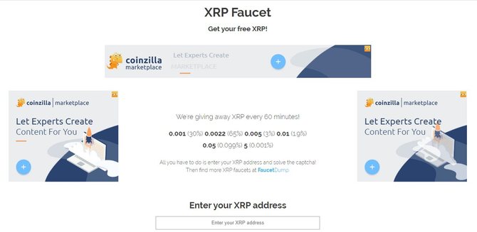 Кран XRPFaucet.Info