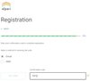 Confirmation of account registration on the Alpari website