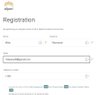 Alpari registration form