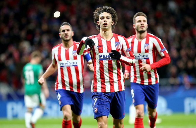 Фелиш прекрасно сыграл с Локомотивом // twitter.com/Atleti