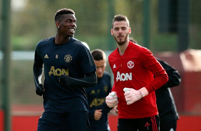 Погба и Де Хеа не сыграют с Ливерпулем/ manutd.com