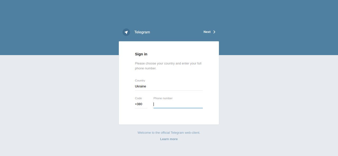 telegram login website