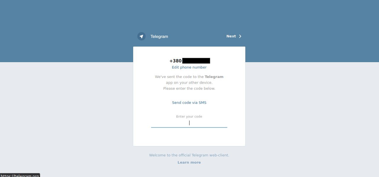 telegram login web