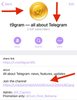 Basic design elements of a Telegram channel: name, avatar, description