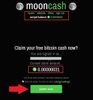 Earning Coins on Moon Cash