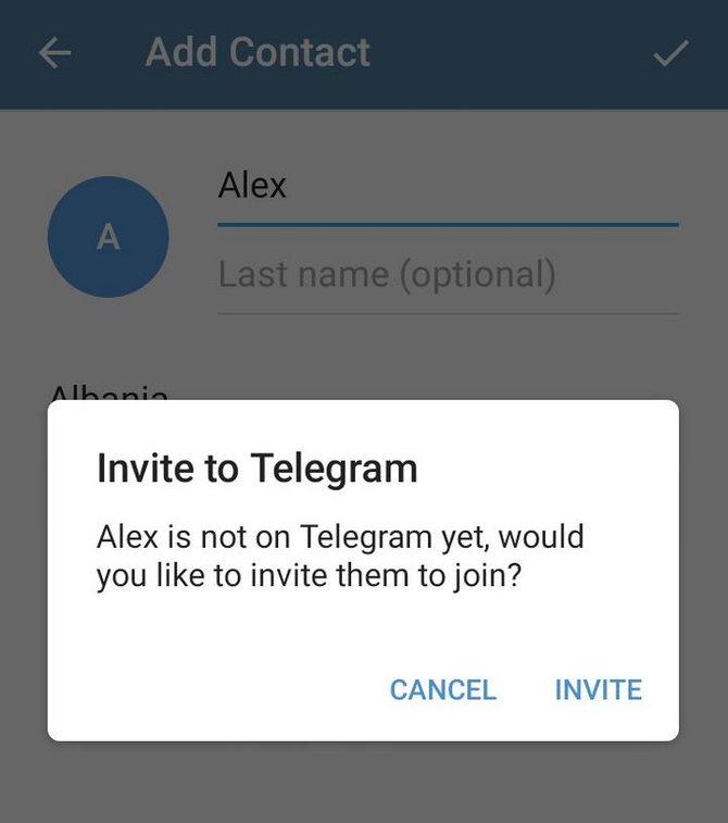 How to Add a Contact in Telegram