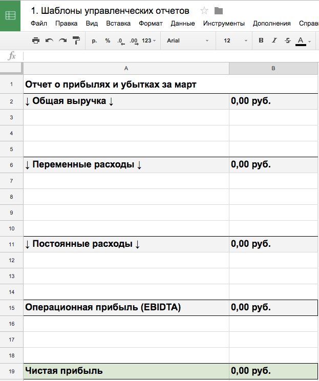 Как посмотреть прибыль в 1с 10 3