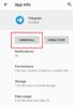 Telegram Application Tab