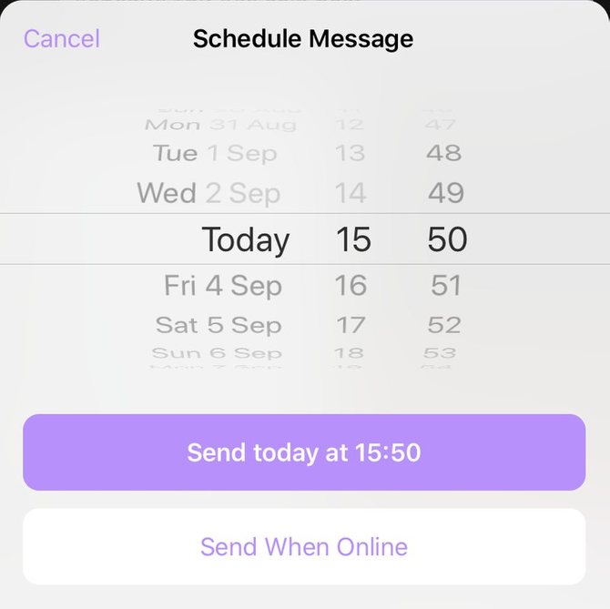 schedule message in teams