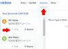 Вывод средств  // Источник: coinbase.com