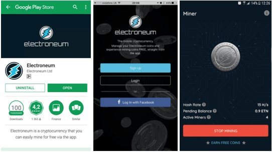 Мобильный майнинг от Electroneum