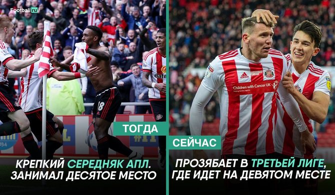 Сандерленд тогда и сейчас/ football.ru