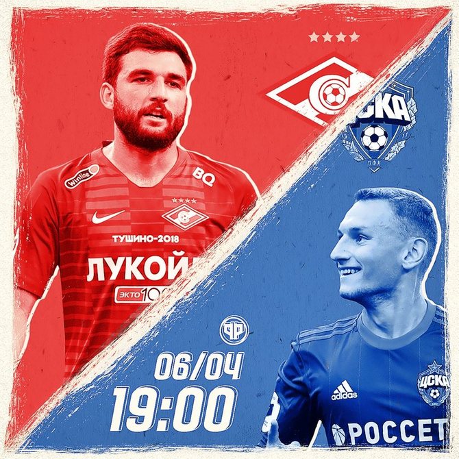 Спартак - ЦСКА, чемпионат России // Реальный футбол