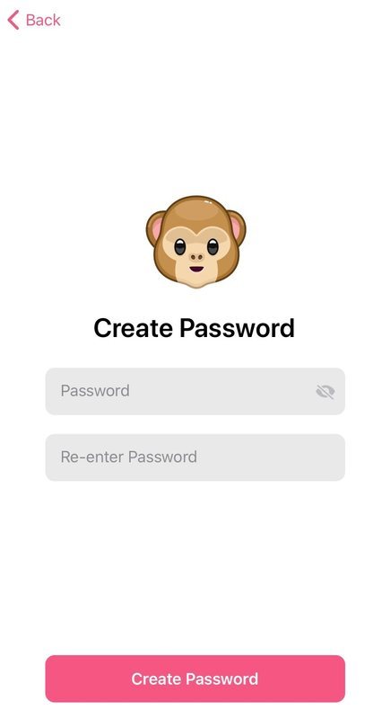 Creating a password 