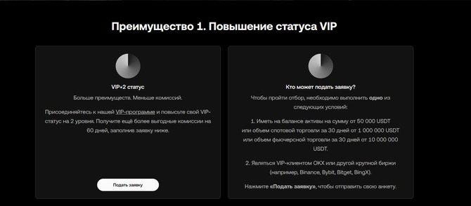 Промоакция для VIP