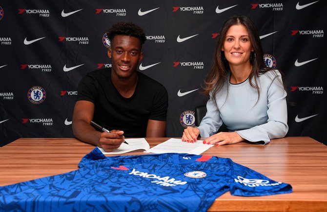 Каллум Хадсон-Одои продлил контракт с Челси // chelsea.com