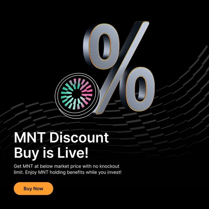 Скидка на MNT на Bybit