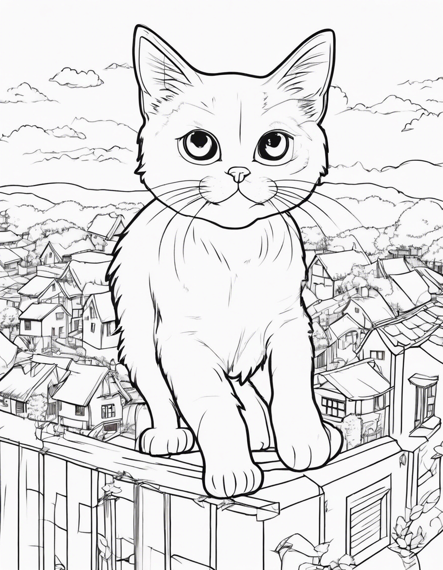 cat coloring pages