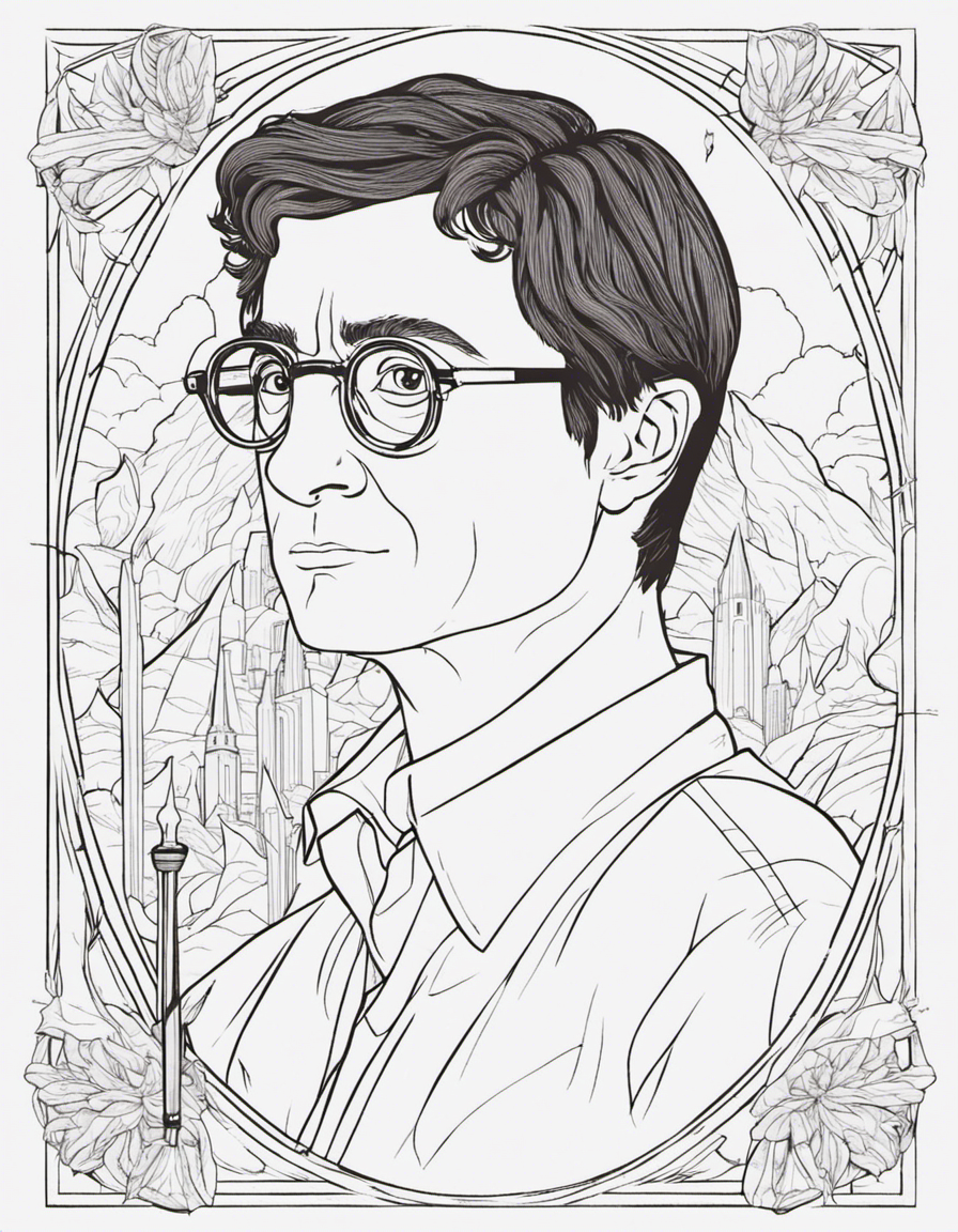 harry potter coloring pages