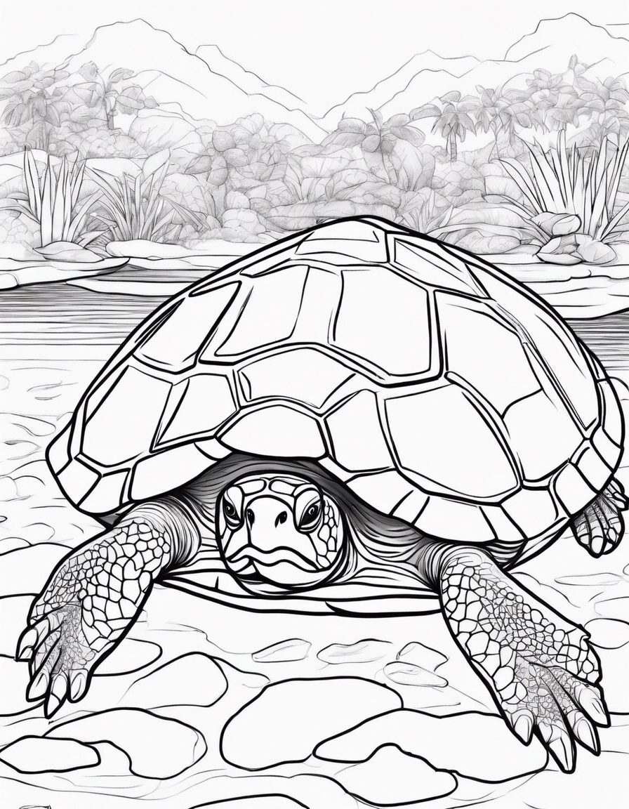 turtle coloring pages