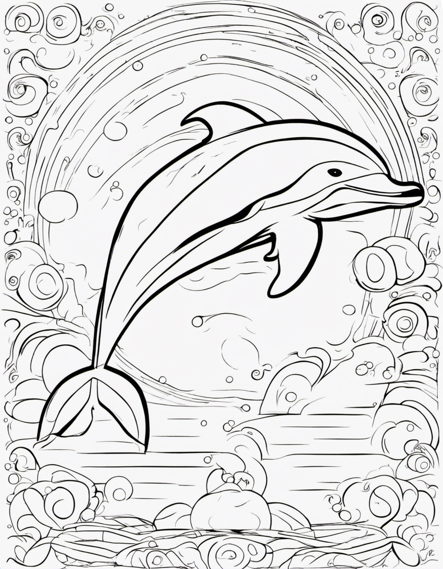 cartoon dolphin