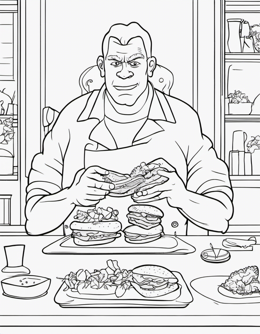 shrek coloring pages