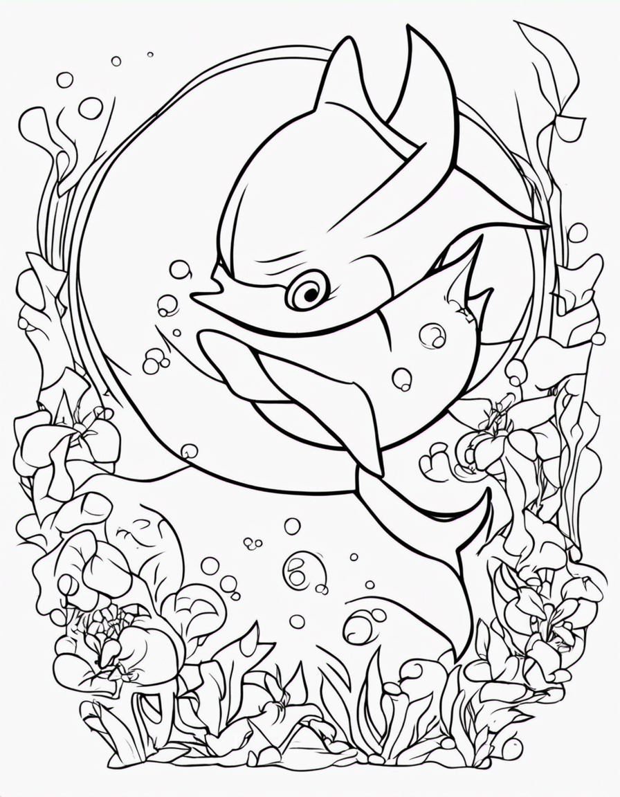 baby shark coloring pages