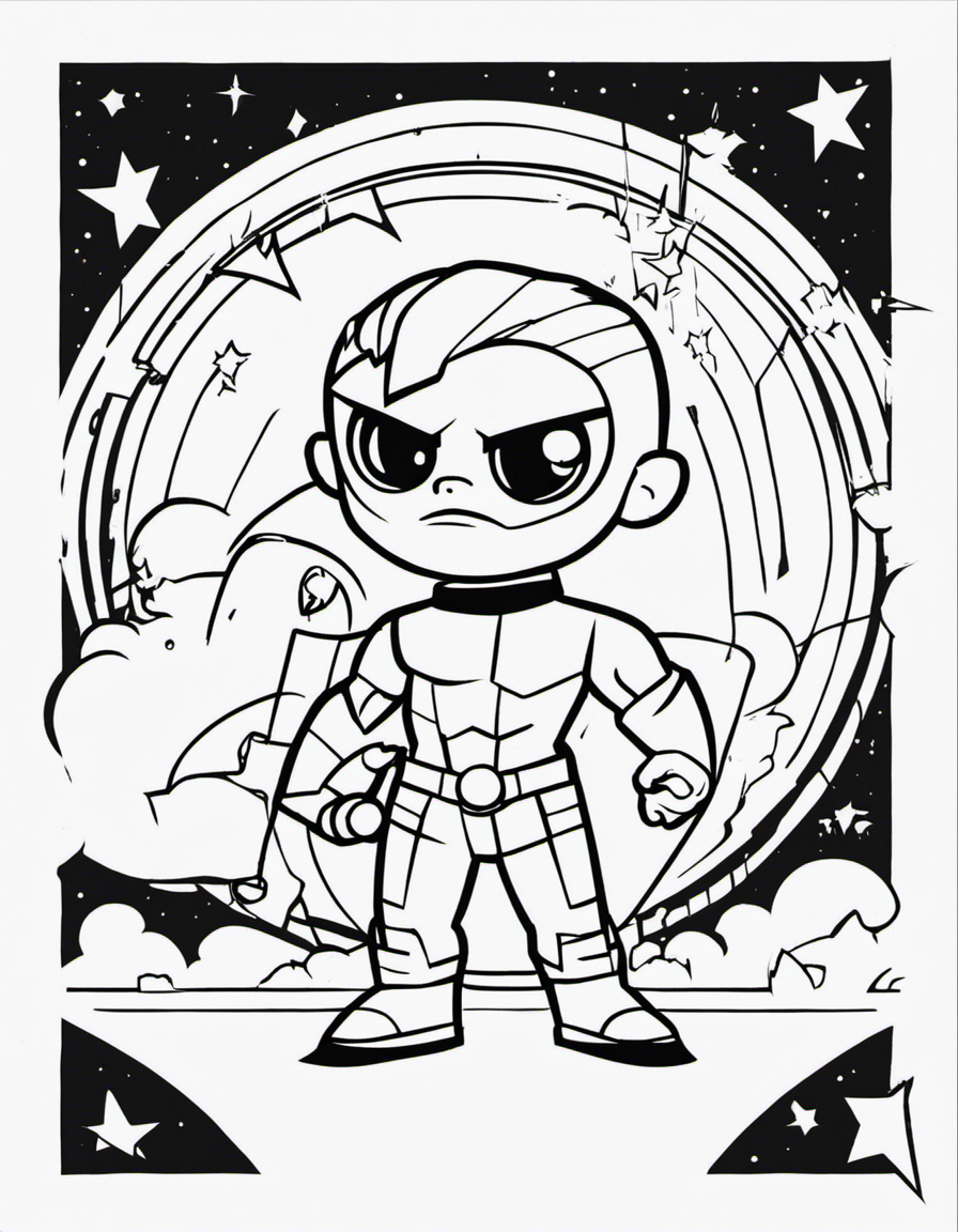 cartoon teen titans go coloring page