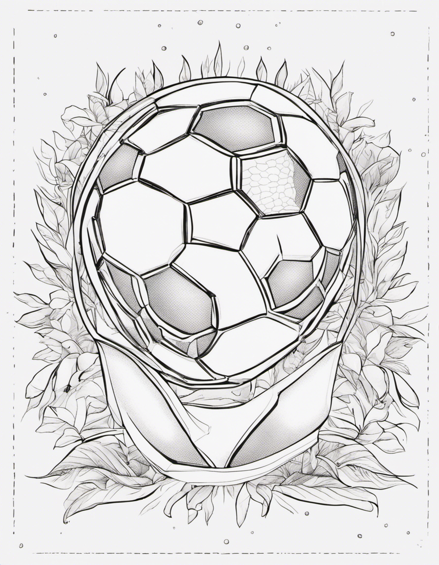 realistic football coloring page