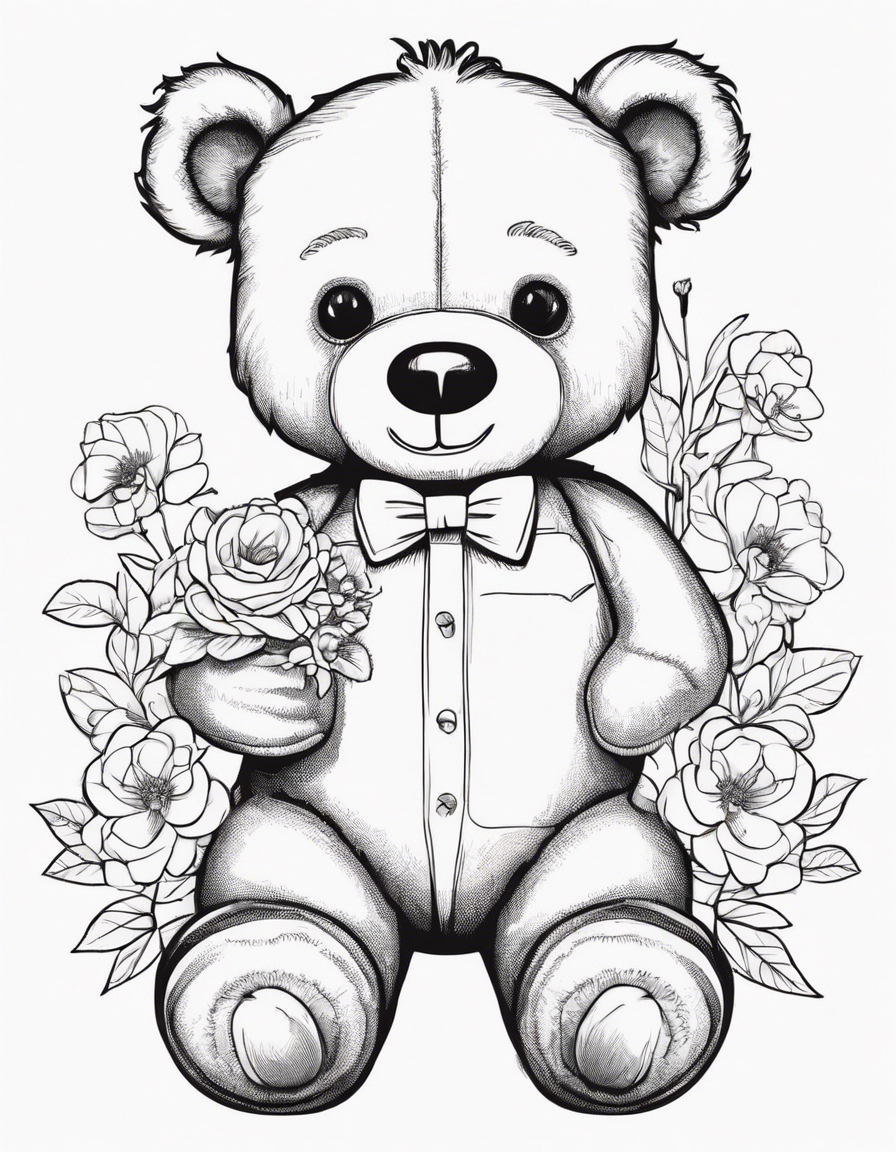 teddy bear coloring pages