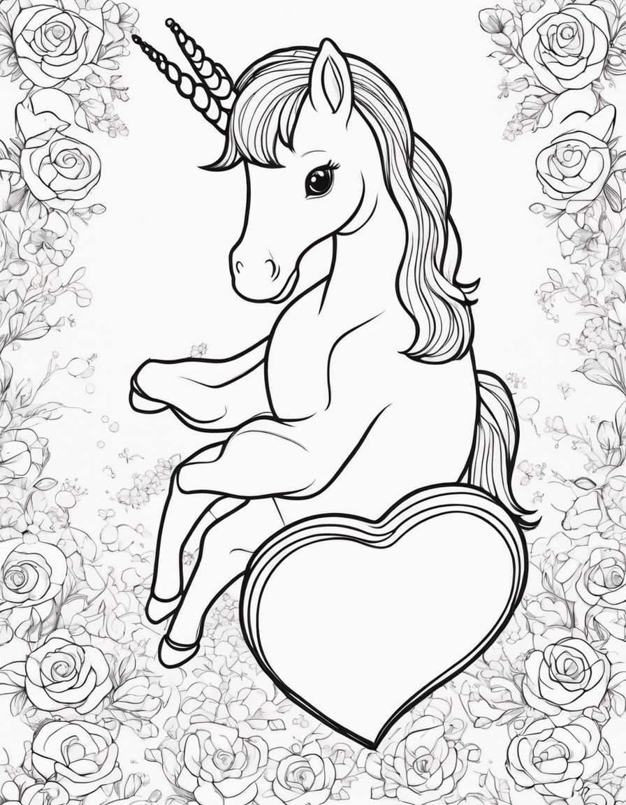 heart coloring pages