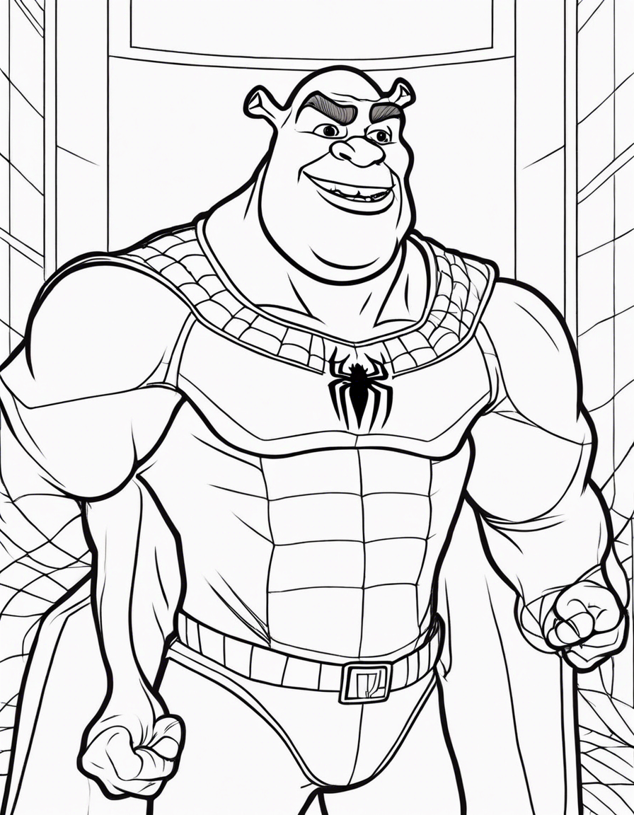 shrek coloring pages